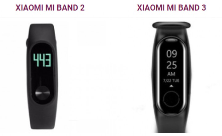 Xiaomi Mi Band 2 3