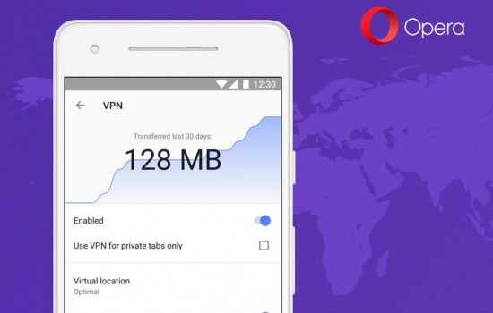 Opera Mobile получила бесплатный встроенный VPN